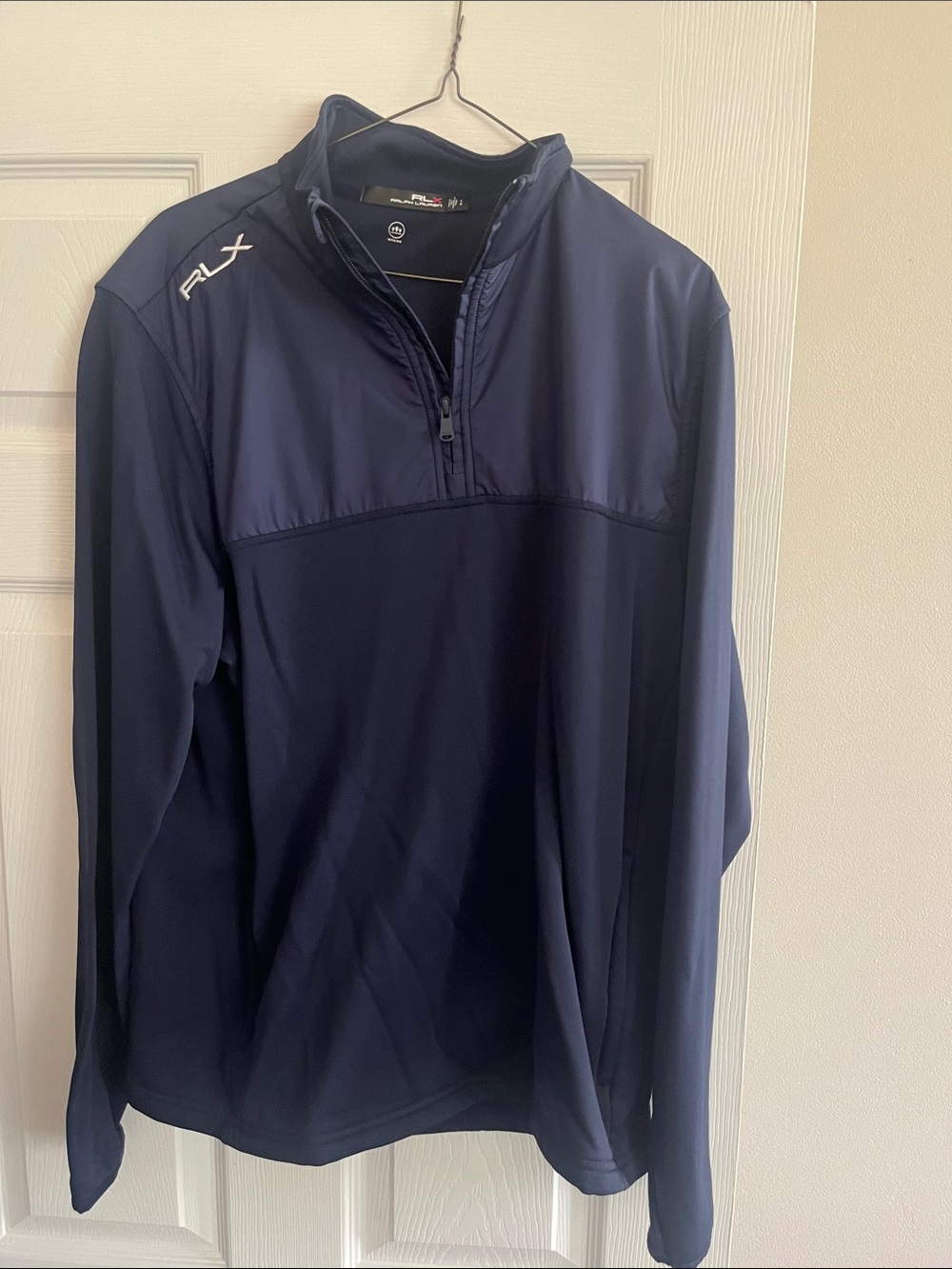 RLX Ralph Lauren Navy Quarter-Zip Performance Pullover